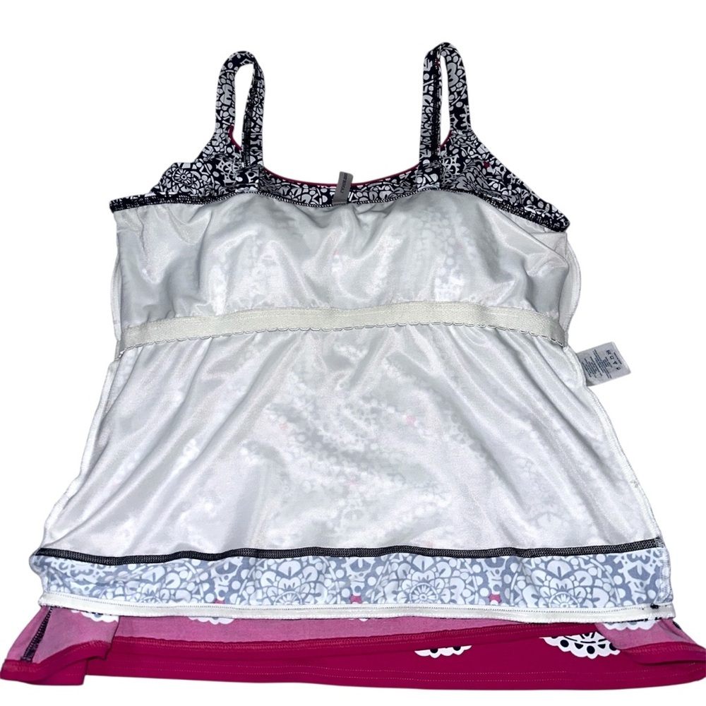 Lands’ End Plus Size Medallion Print Tankini top - Picture 5 of 7